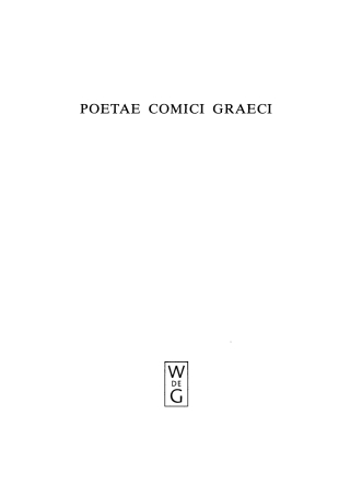 Imagen de portada: Aristophon - Crobylus 1st edition 9783110024050