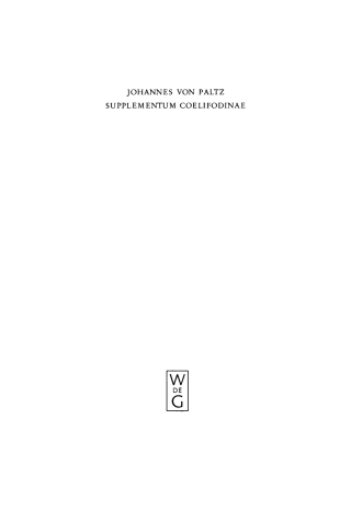 Immagine di copertina: Supplementum Coelifodinae 1st edition 9783110049558