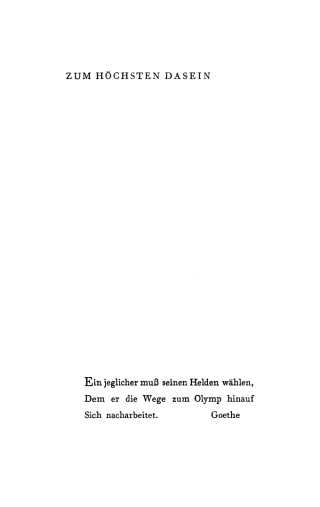 Omslagafbeelding: Zum höchsten Dasein 1st edition 9783110093964