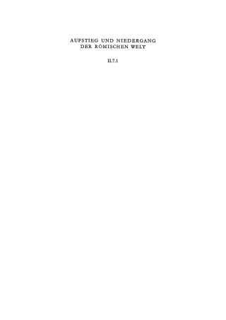 Imagen de portada: Politische Geschichte (Provinzen und Randvölker: Griechischer Balkanraum; Kleinasien) 1st edition 9783110068757