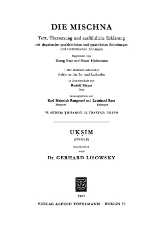 Imagen de portada: Uskim (Stiele) 1st edition 9783110052350