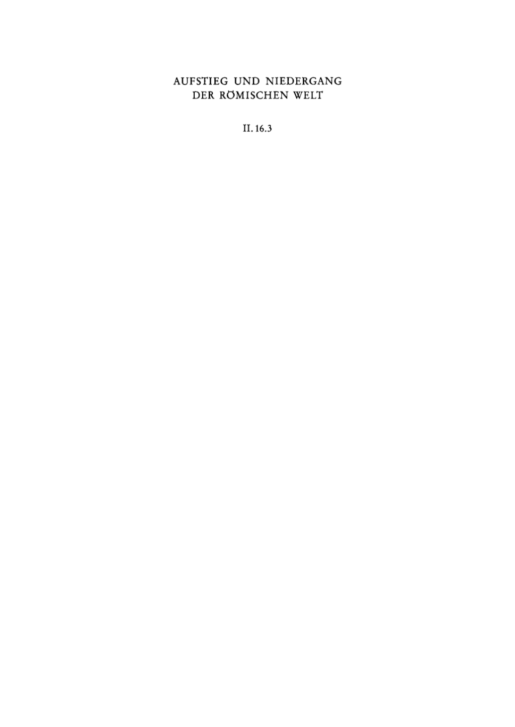 Religion (Heidentum: Römische Religion, Allgemeines [Forts.]) 1st Edition
