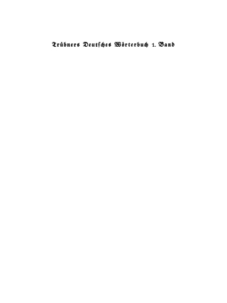 Imagen de portada: A – B 1st edition 9783110158755