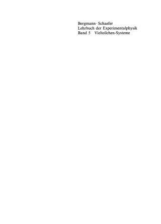 Imagen de portada: Vielteilchen-Systeme 1st edition 9783110109788