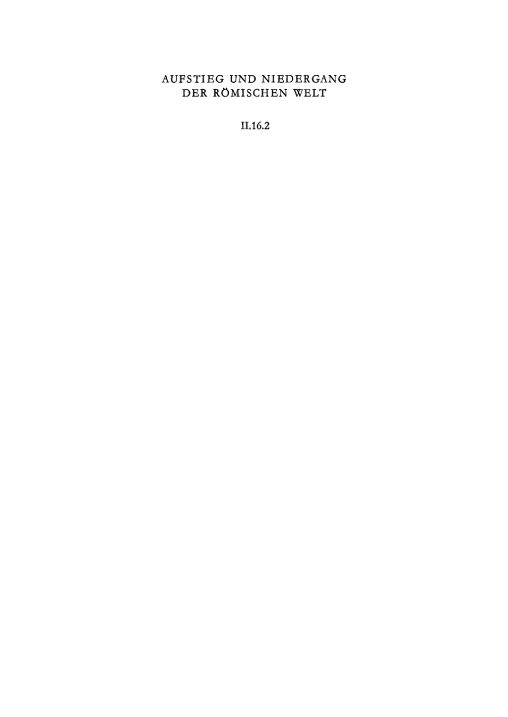 Religion (Heidentum: Römische Religion, Allgemeines [Forts.]) 1st Edition