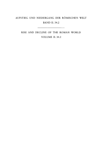 Cover image: Sprache und Literatur (Einzelne Autoren seit der hadrianischen Zeit und Allgemeines zur Literatur des 2. und 3. Jahrhunderts [Forts.]) 1st edition 9783110103908