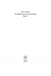 Titelbild: Die Blütezeit der deutschen Hanse 2nd edition 9783110170412