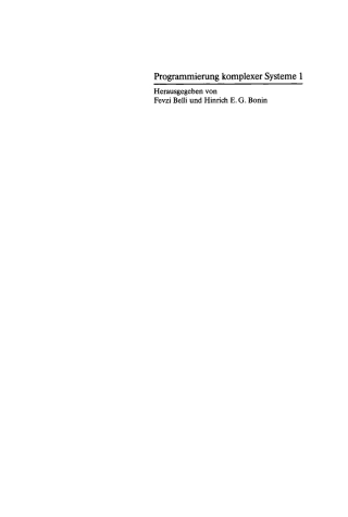 Cover image: Software-Konstruktion mit LISP 1st edition 9783110117868