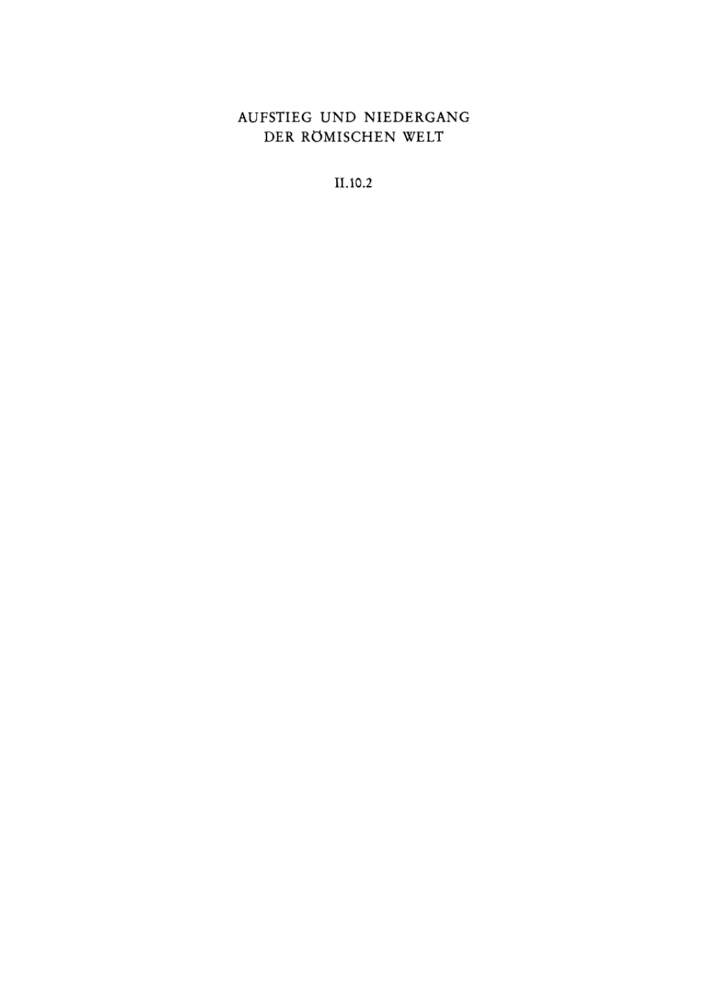 Politische Geschichte (Provinzen und Randvölker: Afrika mit Ägypten [Forts.]) 1st Edition
