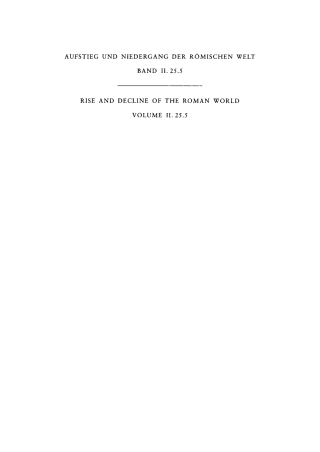 Cover image: Religion (Vorkonstantinisches Christentum: Leben und Umwelt Jesu; Neues Testament; Kanonische Schriften und Apokryphen [Forts.]) 1st edition 9783110118933
