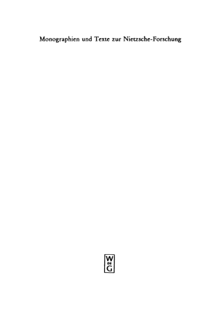 Cover image: Ausbreitung und Wirkung des Nietzscheschen Werkes im deutschen Sprachraum vom Todesjahr bis zum Ende des Ersten Weltkrieges 1st edition 9783110088670