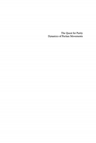 Titelbild: The Quest for Purity 1st edition 9783110113822