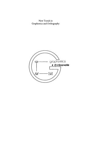 Cover image: New Trends in Graphemics and Orthography 1st edition 9783110108040