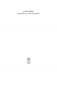 Imagen de portada: Kants Ethik als System der Zwecke 1st edition 9783110126204