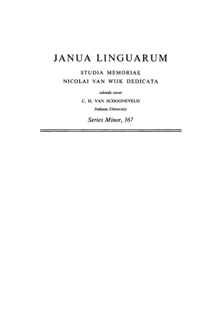Cover image: An Essay Concerning Aspect 1st edition 9789027924087