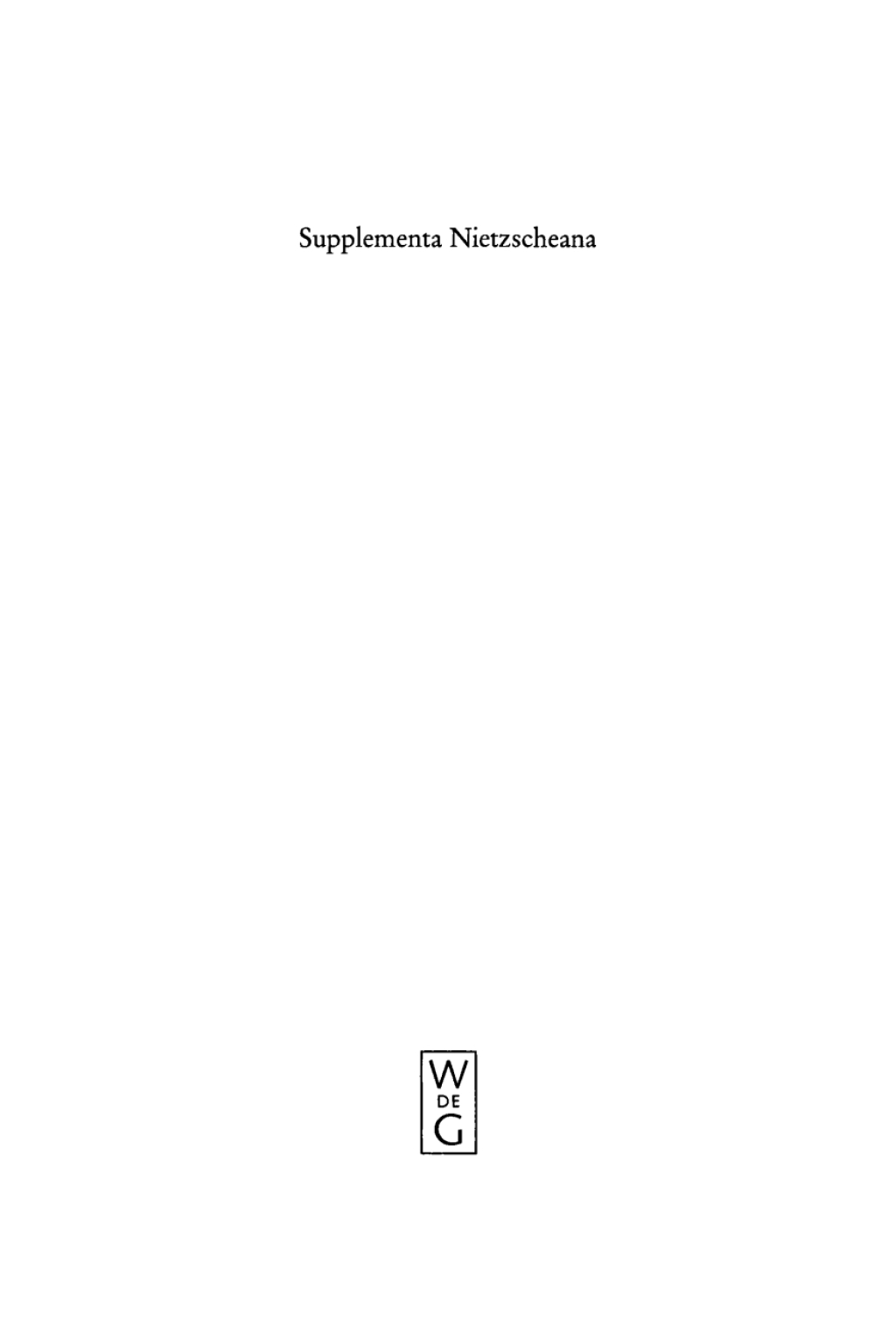 Franz Overbeck – Erwin Rohde, Briefwechsel 1st Edition