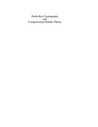 Titelbild: Public-Key Cryptography and Computational Number Theory 1st edition 9783110170467