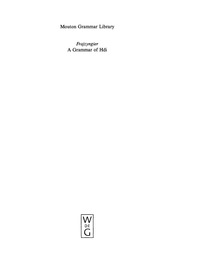 Titelbild: A Grammar of Hdi 1st edition 9783110170719