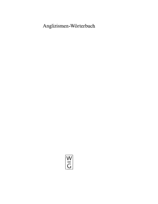 Cover image: A - E 1st edition 9783110128543