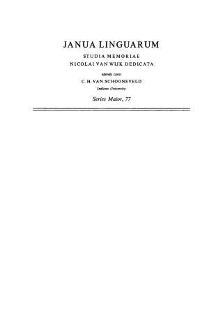 Imagen de portada: Speech Errors as Linguistic Evidence 1st edition 9789027926685