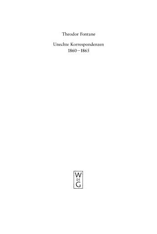 Cover image: Unechte Korrespondenzen 1st edition 9783110140767