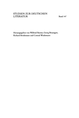 صورة الغلاف: Zwischen Metaphysik und Politik 1st edition 9783484181472