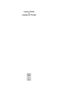 Immagine di copertina: Cognitive Models in Language and Thought 1st edition 9783110177923
