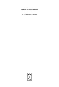 Titelbild: A Grammar of Urarina 1st edition 9783110190205