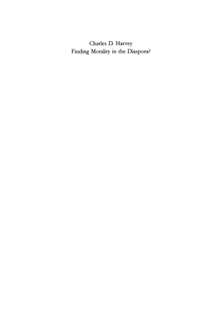 Cover image: Finding Morality in the Diaspora? 1st edition 9783110177435