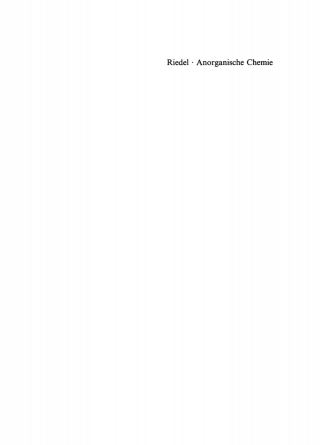 Cover image: Anorganische Chemie 2nd edition 9783110174397