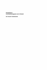 Cover image: Markl / Meyer - Gerichtskostengesetz mit Gerichtsvollzieherkostengesetz 5th edition 9783899490305