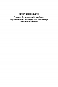 Titelbild: Probleme des modernen Strafvollzuges 1st edition 9783110049688