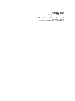 Imagen de portada: Volume 2: The Flight of Bats. Morphologie und Funktion der sensorischen Systeme bei Chiropteren Aktivitätsperiodik der Chiroptera 1st edition 9783110170771