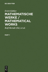 Omslagafbeelding: Mathematische Werke / Mathematical Works 1st edition 9783110171181