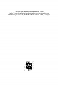 Immagine di copertina: Baden-Württemberg, Berlin, Brandenburg, Bremen, Hamburg, Hessen, Mecklenburg-Vorpommern, Saarland, Sachsen, Sachsen-Anhalt, Thüringen 1st edition 9783110162264