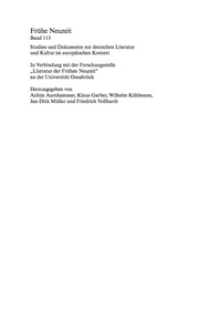 صورة الغلاف: Metaphysik und Naturphilosophie im 17. Jahrhundert 1st edition 9783484366138