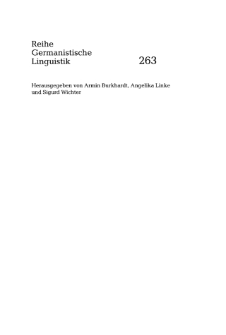 Cover image: Sprachgeschichte von unten 1st edition 9783484312630