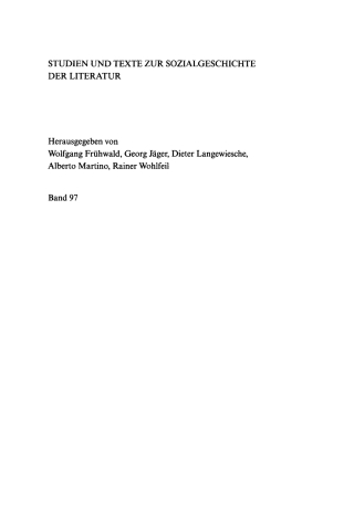 Imagen de portada: Die Kommunikation der Medien 1st edition 9783484350977