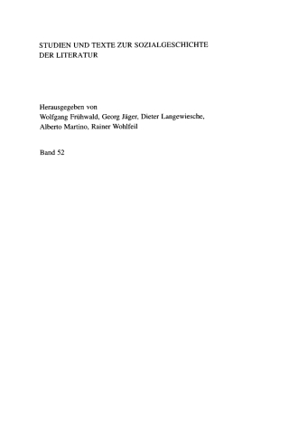 Imagen de portada: Das Problem der Individualität als Herausforderung an die Semantik im Sturm und Drang 1st edition 9783484350526