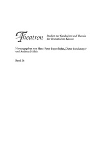 Imagen de portada: Polnisch-deutsche Theaterbeziehungen seit dem Zweiten Weltkrieg 1st edition 9783484660267