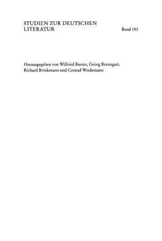 表紙画像: Geselligkeiten 1st edition 9783484181533