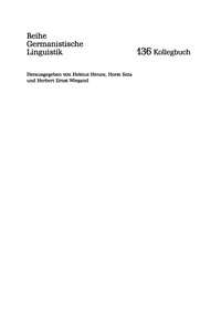 Titelbild: Grammatiken im Vergleich 1st edition 9783484311367