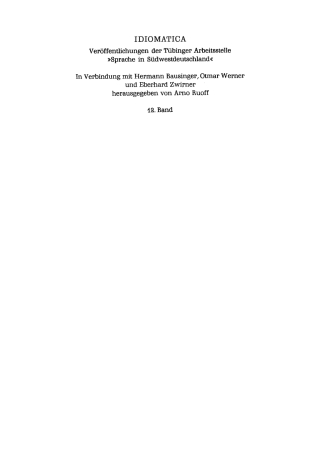 Titelbild: Wortbildung in gesprochener Sprache I 1st edition 9783484240124