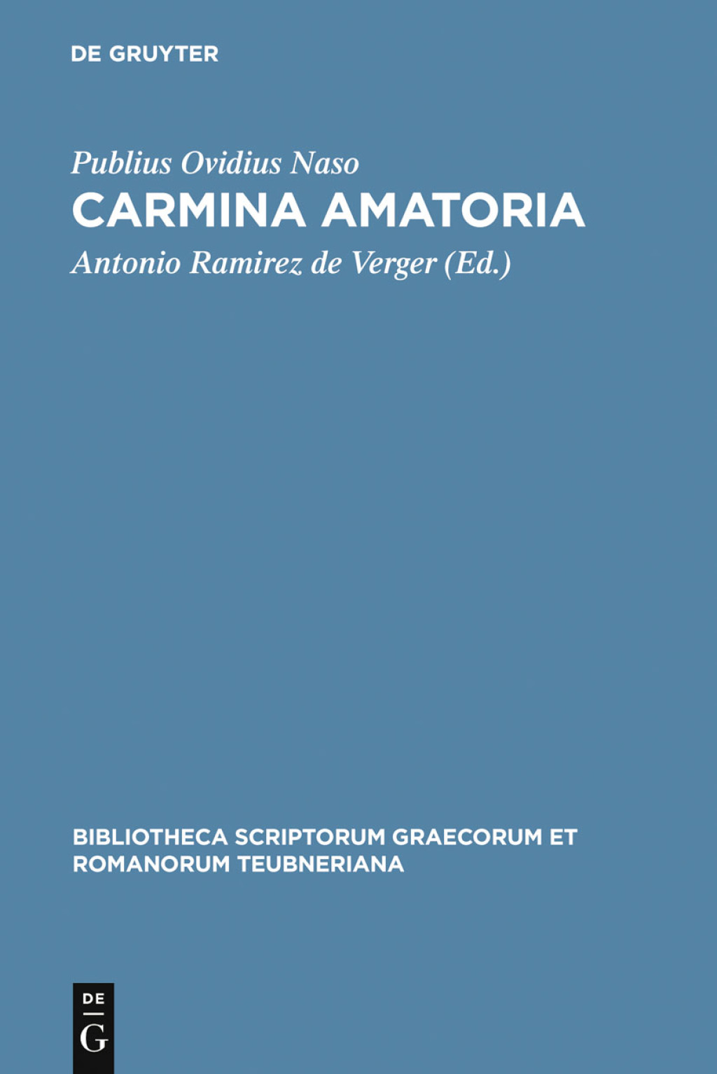 Carmina amatoria 2nd Edition