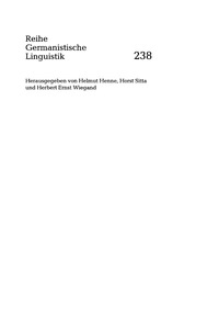 Immagine di copertina: Im Haus der Sprache wohnen 1st edition 9783484312388