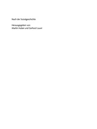 Immagine di copertina: Nach der Sozialgeschichte 1st edition 9783484108295