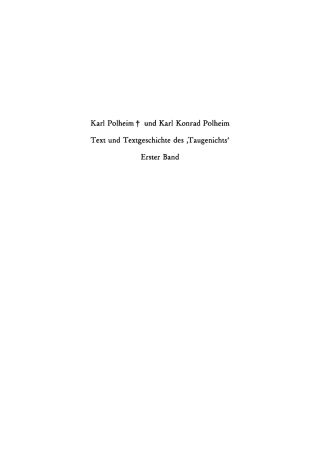 Cover image: Text und Textgeschichte des "Taugenichts". Eichendorffs Novelle von der Entstehung bis zum Ende der Schutzfrist 1st edition 9783484106178