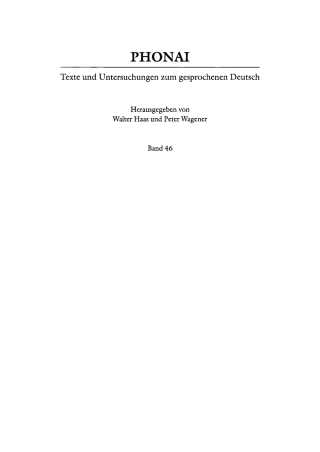 Cover image: Warschauer Jiddisch 1st edition 9783484231467