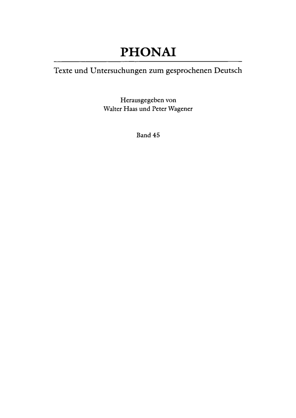 Analysen und Dokumente 1st Edition