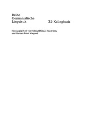 Titelbild: Einführung in die Dependenzgrammatik 2nd edition 9783484310353